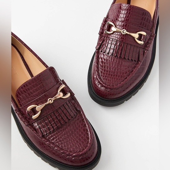 LOFT Embossed Lug Sole Loafers - Picture 2 of 9